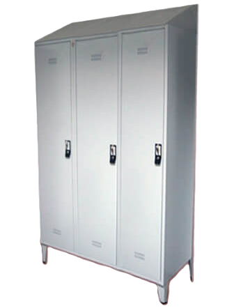 Vestiário Triplo 2150x1200x500mm Div.Meio Tect.Inc
